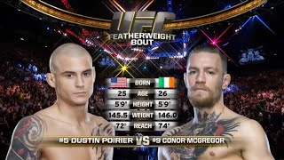 Dustin Poirier vs Conor McGREGOR 1 Full fight 720p60 [upl. by Norbert]