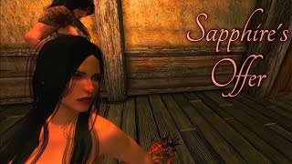 Sapphire under Love Potion influence 💓  Skyrim Amorous Adventures [upl. by Rouvin]