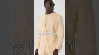 How To Style The Peach Suit [upl. by Adolphus501]