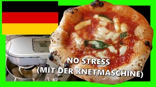 Neapolitanische Pizza 65 Hydration mit der Knetmaschine 24 Stunden [upl. by Krystin]