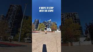 8 Ways to Stop with Toe Stops on Roller Skates  shorts [upl. by Levitt]