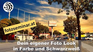 Dein eigener Foto Look in Farbe und SW  mizerovskycom [upl. by Yenruoc]