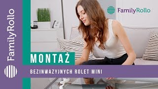 Montaż bezinwazyjnych rolet mini [upl. by Ric393]