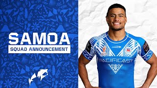 Toa Samoa Squad  Pacific Championships 2023  Rugby League [upl. by Zetta]