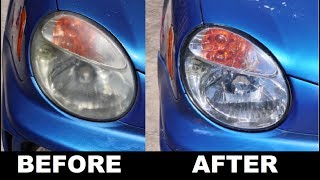 DIY 10 Headlight Restore  Bugeye WRX [upl. by Walczak309]