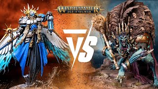 Stormcast Eternals NEW Vs Flesh Eater Courts Age of Sigmar 2000pts Battle Report [upl. by Constantin]