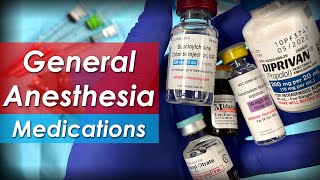 General anesthesia pharmacology  Medications for induction maintenance amp emergence [upl. by Capone815]