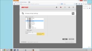 Buffalo Airstation how to configure Wireless Bridge [upl. by Lodhia]