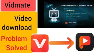 vidmate playit video problem solved now  how to use playit app  how to cant video playing probl [upl. by Aihseym92]