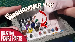 Recasting Figure Body Parts in a 1 Part Mould  NOT Warhammer 40k [upl. by Yun285]