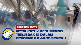 BREAKING NEWS  Penumpang Terjebak di Dalam Gerbong saat KA Argo Semeru Terguling [upl. by Furlani]