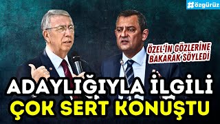 Mansur Yavaştan çok konuşulacak adaylık açıklaması Özgür Özele bakarak söyledi [upl. by Arlon794]