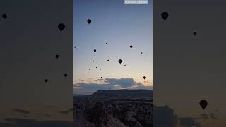 Hot air balloon cappadocia hotairballoonfestival hotairballoon travel cappadocia [upl. by Ludmilla]