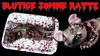 Halloween  Blutige Zombie Ratte  Na denn Mahlzeit  Creepy Horror Prop [upl. by Lawley]