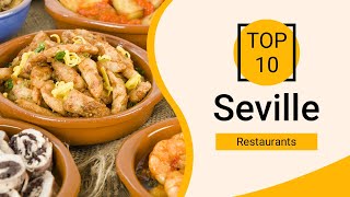 Top 10 Best Restaurants to Visit in Seville  Spain  English [upl. by Gardy]