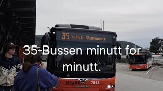 35Bussen minutt for minutt 🇧🇻 [upl. by Aniwde374]