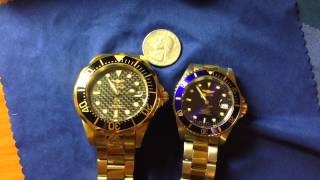 Invicta Grand Diver and Invicta Pro Diver Quick Comparison [upl. by Kara]