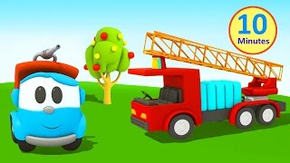 Cartoni Animati per bambini  Compilation di Leo il Camion Curioso Coloriamo insieme [upl. by Akinahs771]