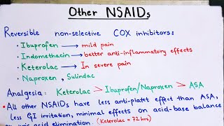 NSAIDs pharmacology part 2 Inflammation made EASY n QUICK [upl. by Myron]