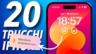 20 Trucchi SEGRETI per iPhone che DEVI conoscere [upl. by Neliak250]