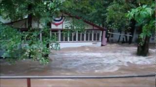 knoebels flooding  1pm 972011 [upl. by Viafore]