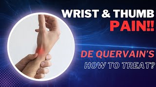 Wrist and Thumb Pain from De Quervains [upl. by Mlawsky964]