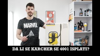 DA LI JE NAJJEFTINIJI KARCHER USISIVAČ ZA DUBINSKO DOBAR IZBOR  Karcher SE 4001 RECENZIJATEST [upl. by Yrrehs]