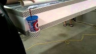 Slot car track that lifts into ceiling [upl. by Stichter]