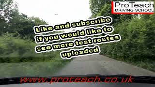 Driving Test Routes Burton on Trent C  Driving Lessons Burton on Trent [upl. by Cartwell]