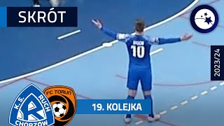 Ruch Chorzów  FC Reiter Toruń 35  SKRÓT  19 kolejka 202324 [upl. by Akerahs]