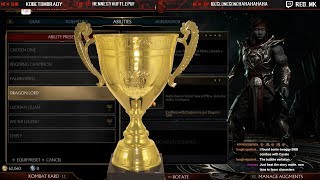 MK11  How to View and Select All Tournament Variations for Every Character [upl. by Ahsea]