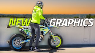 New Supermoto Graphics Reveal  FS450 [upl. by Hayashi]