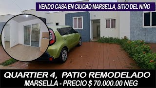 VENDO CASA EN CIUDAD MARSELLA QUARTIER 4 SON CASAS PEQUEÑAS IDEAL PARA PAREJA ADULTO INF 78089816 [upl. by Harlin19]