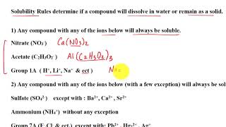 Easy Ways to Memorize Solubility Rules [upl. by Erlandson]