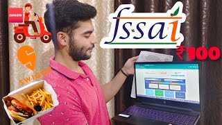 How to apply for FSSAI license at Rs100  FSSAI license kaise apply kare full tutorial [upl. by Pellikka]