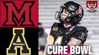 Cure Bowl Miami OH RedHawks vs Appalachian State Mountaineers  Full Game Highlights [upl. by Rehtnug]