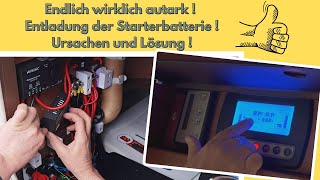 WOHNMOBIL STARTERBATTERIE ENTLÄDT SICH💥LÖSUNG GEFUNDEN [upl. by Damalis]