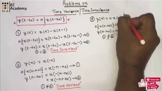 103 PROBLEMS on Time variant and Time Invariant systems  EC Academy [upl. by Cattima]