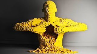 15 Most Amazing Lego Sculptures Ever Made [upl. by Yehus273]