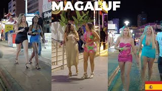 NIGHTLIFE MALLORCA MAGALUF SPAIN MAY 2023 [upl. by Yemane]