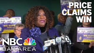 DA Pamela Price claims victory after Alameda County supes vote for November recall election [upl. by Akenor]