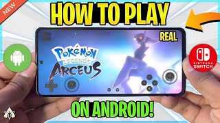 🔥 How To Play Pokemon Legends Arceus On Android in 2024  Gameplay amp Review [upl. by Bullough]