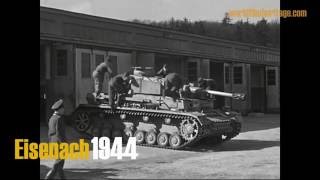 Eisenach 1944  Wehrmacht  Panzertruppen  Exerzieren [upl. by Miett]