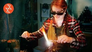 How to Make Beautiful Glass Pens with Lampworking Technique [upl. by Elyad677]