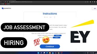 EY job interview assessment exam preparation pymetrics Ernst amp Young GDS India hiring [upl. by Meeharb]