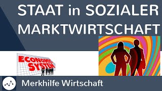 Aufgaben des Staates in der sozialen Marktwirtschaft  Sozialpolitik Konjunkturpolitik amp weitere [upl. by Gnilrets]