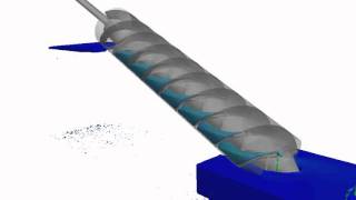 Simulation of a screw pump [upl. by Franci]