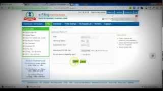 How to Upload the Return to Income Tax Filing Site [upl. by Atiugal]