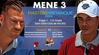 MASTERS DE PÉTANQUE 2024  Mène 3  Étape 1  Madagascar VS France [upl. by Nan528]