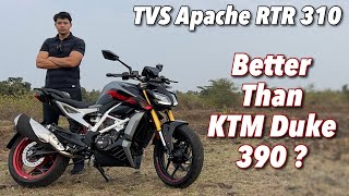 2024 TVS Apache RTR 310 Review  Better Than KTM Duke 250 [upl. by Calley]